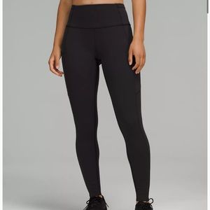 Lululemon Fast and Free - Brushed - Size 6 - Black